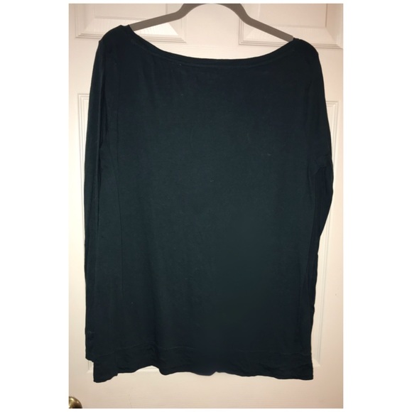 Loft Slit Tunic Tee - Midnight Malachit - Picture 4 of 5